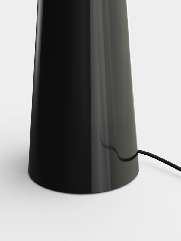 Tom Dixon Melt Cone Fat lattiavalaisin, LED, nikkeli - musta, näkymä 2