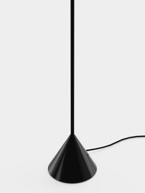 Tom Dixon Melt Cone Slim lattiavalaisin, LED, nikkeli - musta, näkymä 6