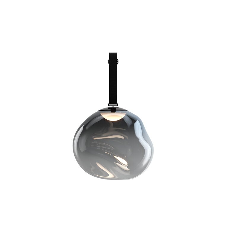 Tom Dixon Melt ladattava valaisin, iso, nikkeli - musta, näkymä 3