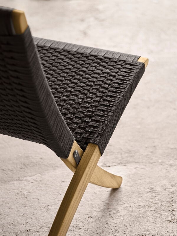 kroon lelijk Conciërge Carl Hansen & Søn MG501 Cuba outdoor lounge chair, teak - Charcoal 1402 |  Finnish Design Shop