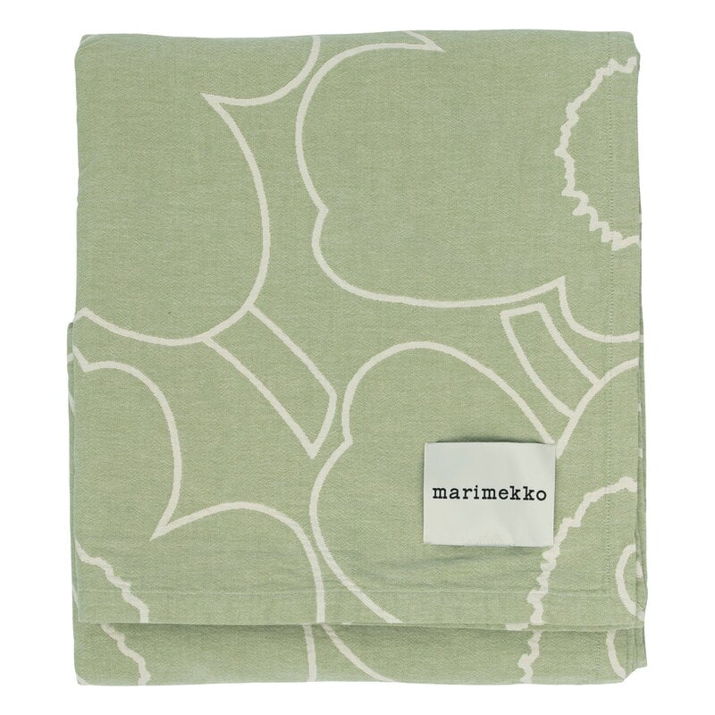Marimekko Piirto Unikko bedspread, 160 x 260 cm, pear - off-white, extra image