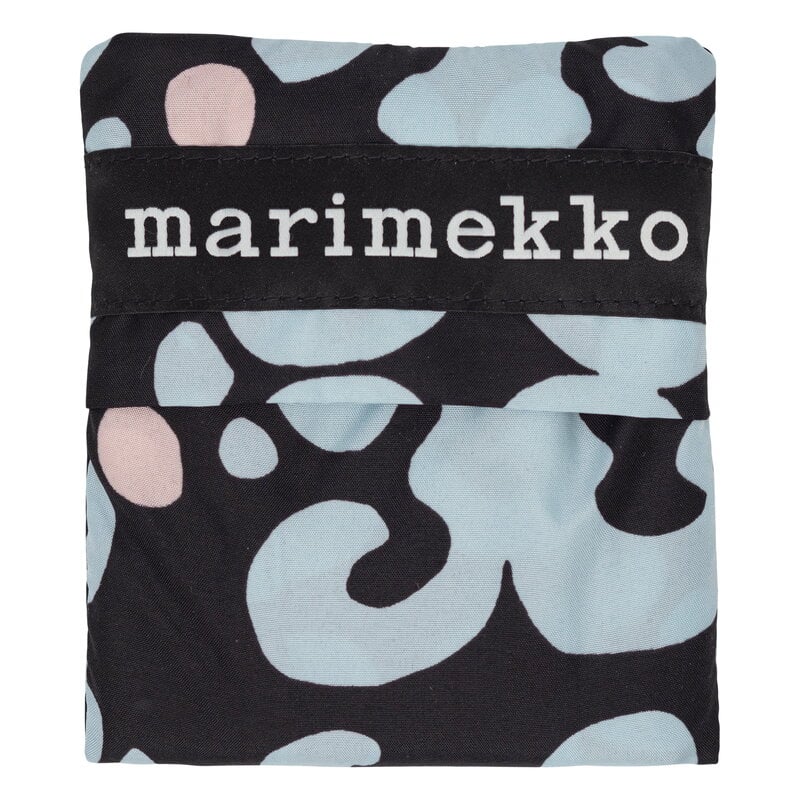 Marimekko Smartbag Keidas laukku, vaaleansininen - musta - vaaleanpunainen, tuotteen lisäkuva