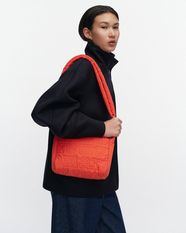 Marimekko Joy Crossbody Logo shoulder bag, S, red, view 4