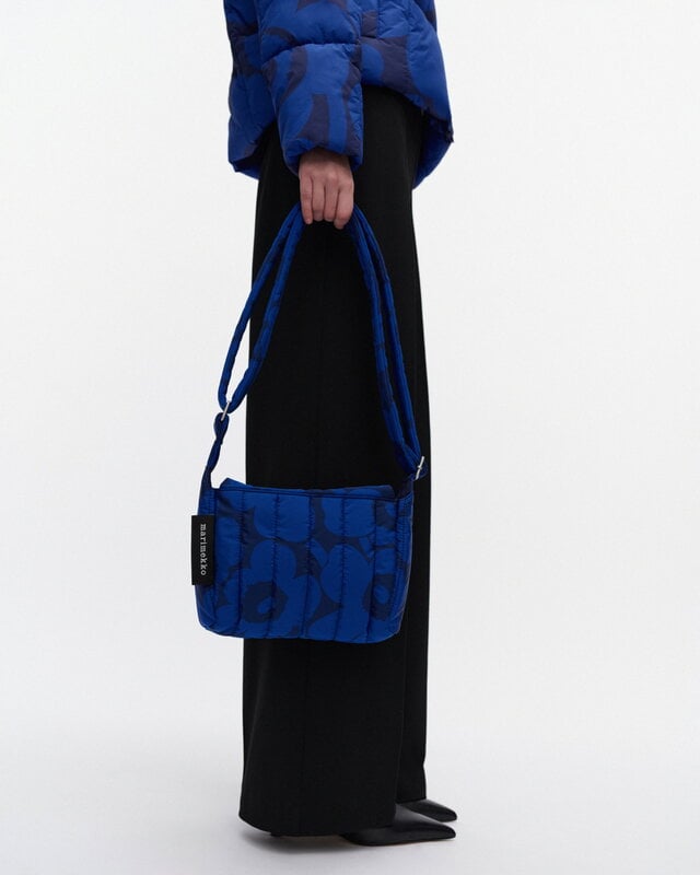 Marimekko Joy Crossbody Unikko shoulder bag, S, blue - dark blue, view 2