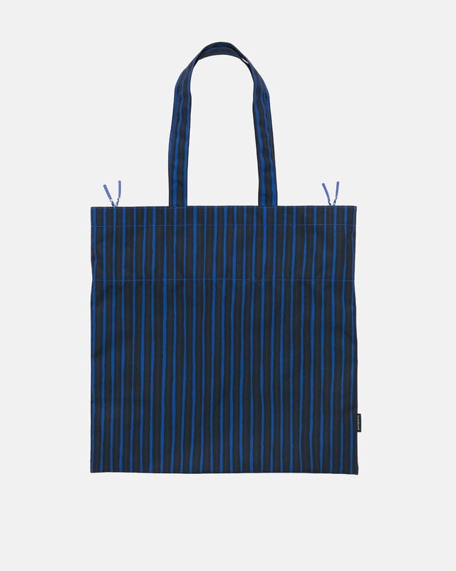Marimekko Metka Piccolo Kioski shoulder bag, blue - black - dark