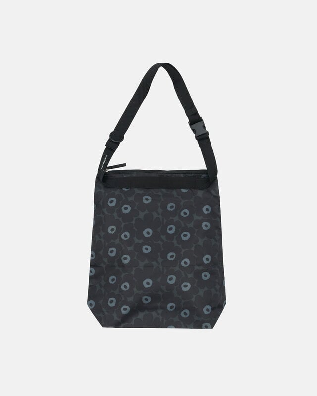 Marimekko Neat Crossbody Unikko shoulder bag, M, black - dark grey, view 2