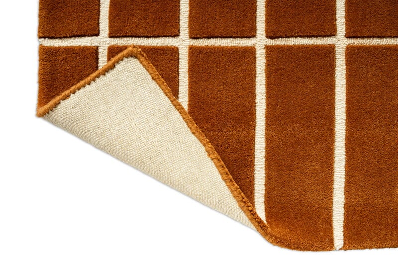 Marimekko Tiiliskivi-Teppich, braun, extrabild