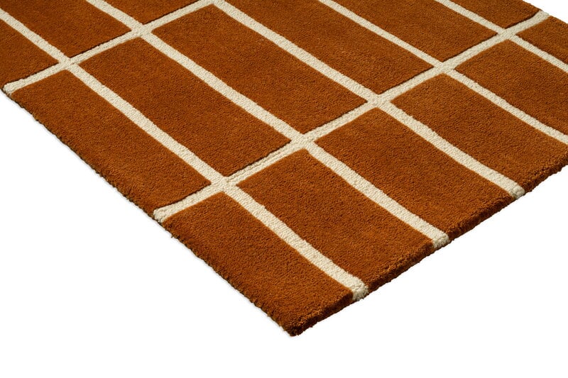 Marimekko Tiiliskivi runner rug, brown, extra image