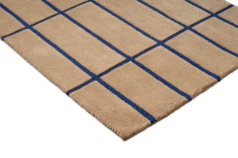 Marimekko Tiiliskivi runner rug, bright blue, extra image