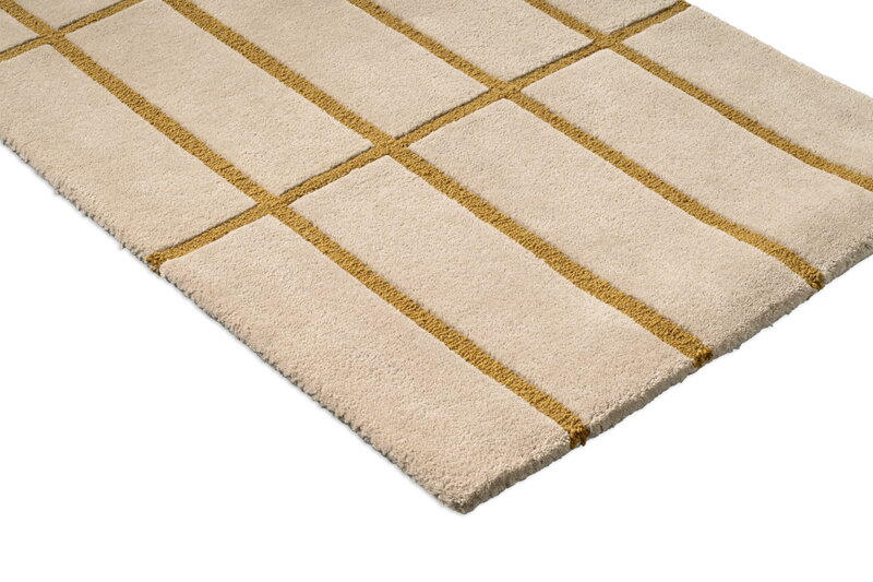 Marimekko Tiiliskivi runner rug, bronze yellow, extra image