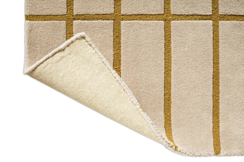 Marimekko Tiiliskivi runner rug, bronze yellow, extra image