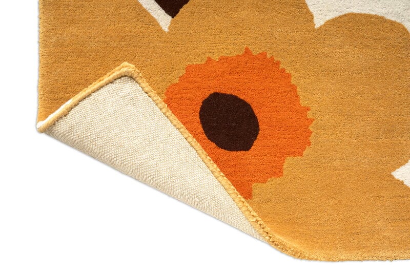 Marimekko Unikko matto, honey, tuotteen lisäkuva