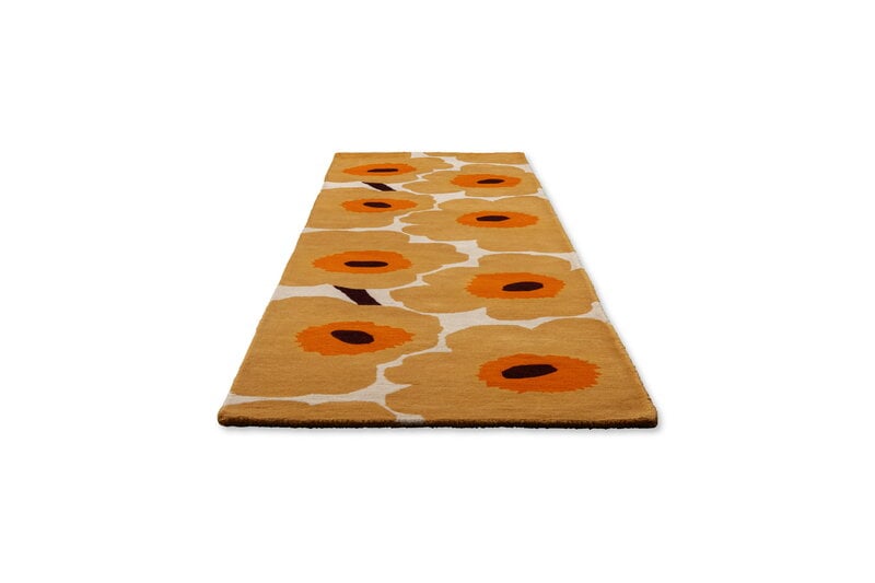 Marimekko Unikko Läuferteppich, Honig, extrabild