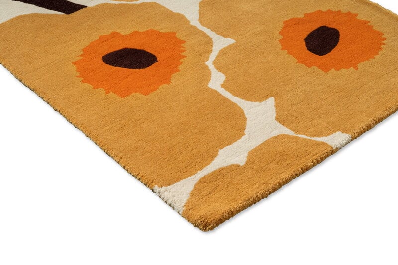 Marimekko Unikko Läuferteppich, Honig, extrabild