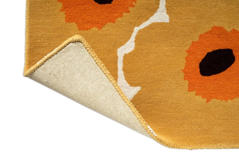 Marimekko Unikko Läuferteppich, Honig, extrabild