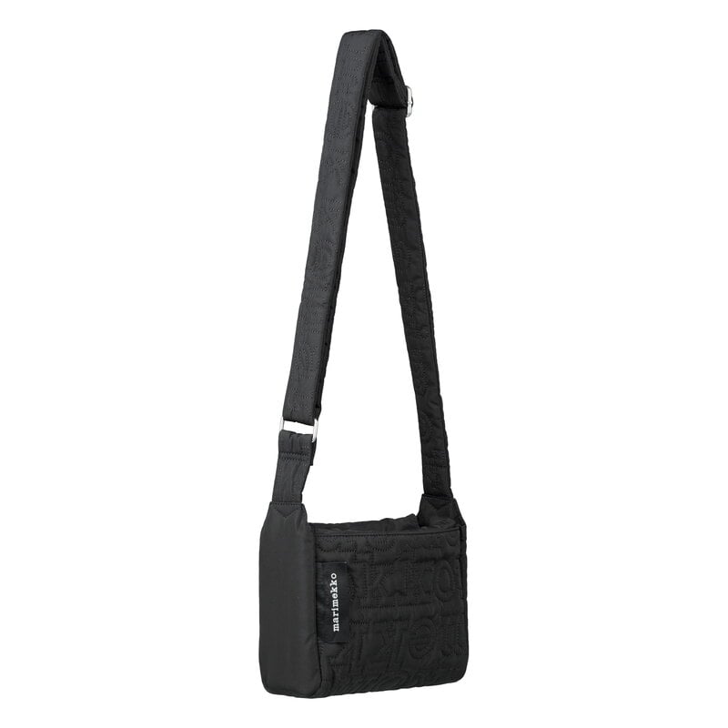 Marimekko Joy Crossbody Logo olkalaukku, S, musta, näkymä 3