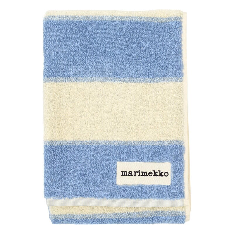 Marimekko Galleria hand towel, 50 x 100 cm, light blue - melon