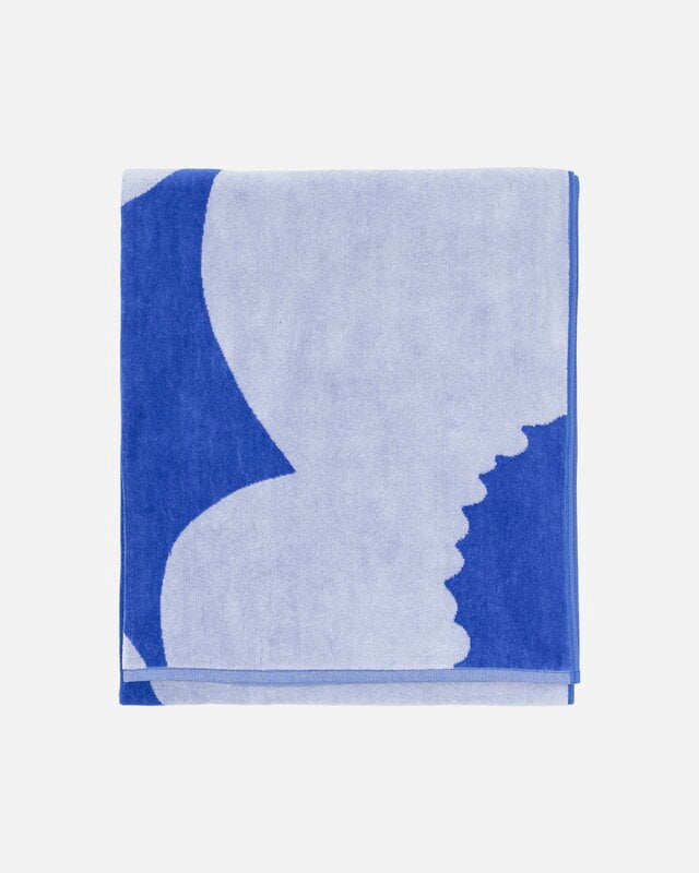 Marimekko Asciugamano da bagno Iso Unikko, 100 x 180 cm, blu - lilla blu, vista 2