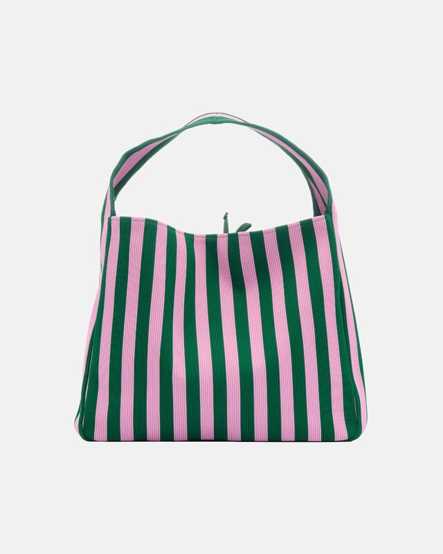 Marimekko Knitted Bar Large Merirosvo bag, rose - vert foncé, image extra