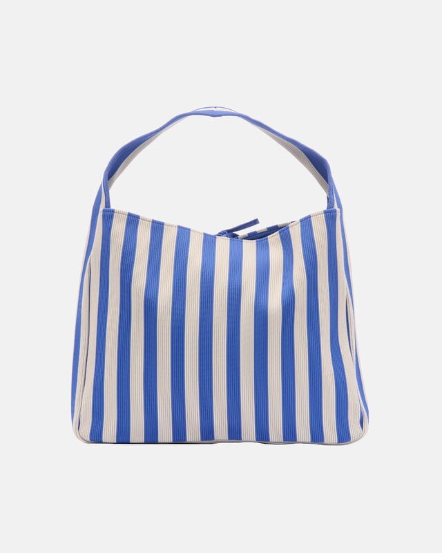 Marimekko Knitted Bag Large Merirosvo bag, blue - off-white, extra image