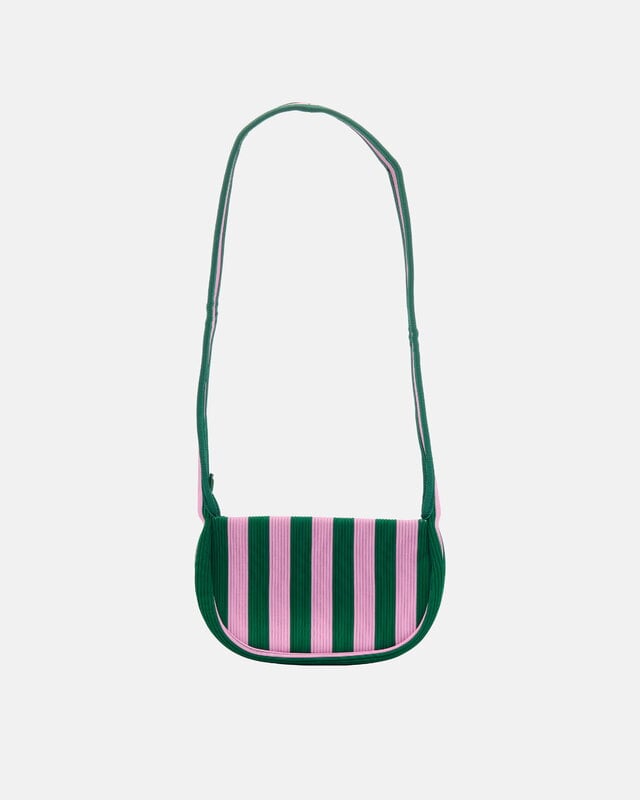 Marimekko Knitted Crossbody Merirosvo bag, pink - dark green, extra image