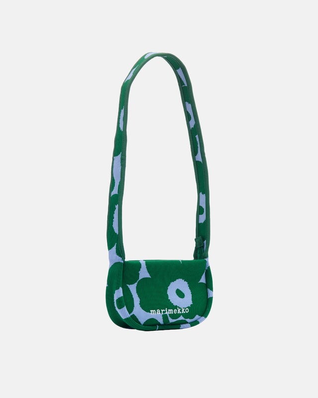 Marimekko Knitted Crossbody Unikko bag, dark green - blue, extra image