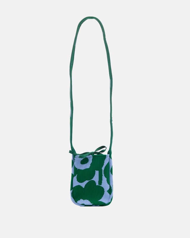 Marimekko Knitted Phone Pocket Unikko, dark green - blue, extra image