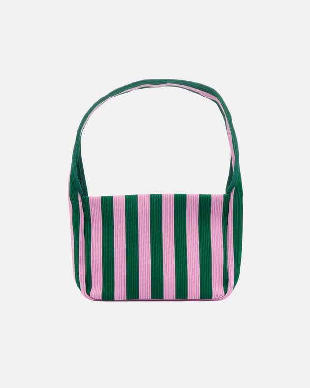 Marimekko Knitted Shoulderbag Merirosvo, rose - vert foncé, image extra