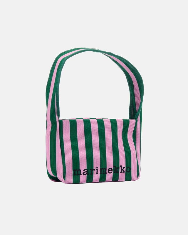 Marimekko Knitted Shoulderbag Merirosvo, rose - vert foncé, image extra