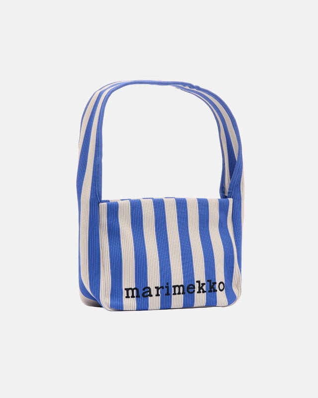 Marimekko Knitted Shoulderbag Merirosvo, blue - off-white, extra image