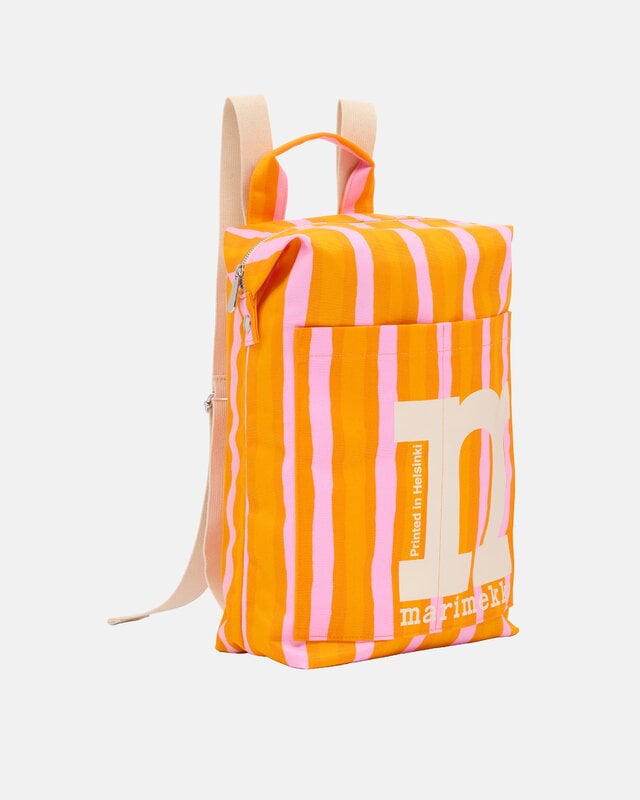 Marimekko Mono Zaino Piccolo, arancione - rosa, immagine extra