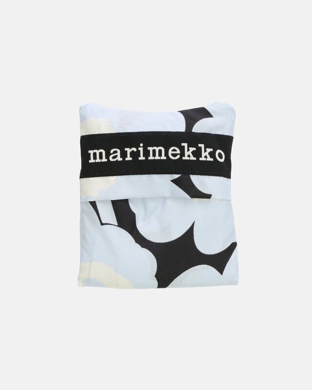 Marimekko Smartbag Unikko Tasche, hellblau - schwarz - cremeweiß, extrabild
