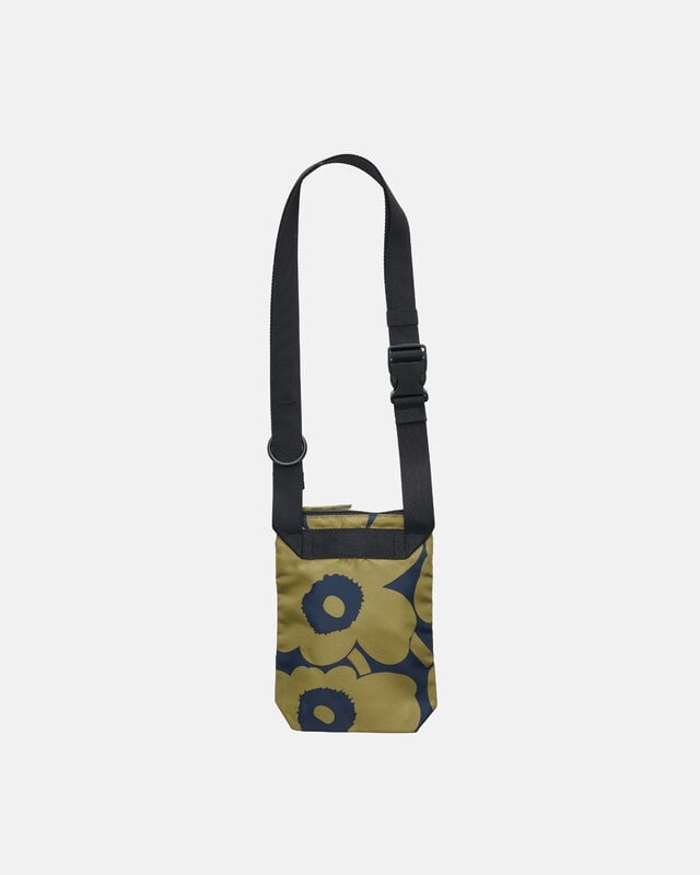 Marimekko Neat Unikko phone pocket, olive green - dark blue, extra image