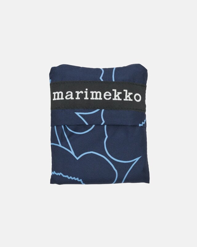 Marimekko Smartbag Piirto Unikko laukku, tummansininen - vaaleansininen, tuotteen lisäkuva