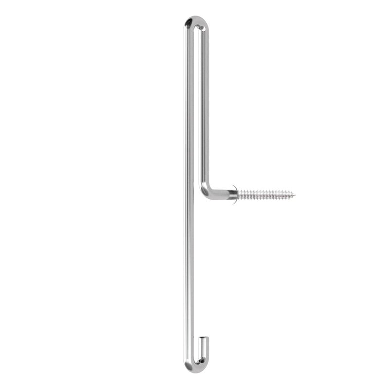 Moebe Gancio da parete, grande, acciaio inox, immagine extra Moebe Gancio da parete, grande, acciaio inox, immagine extra