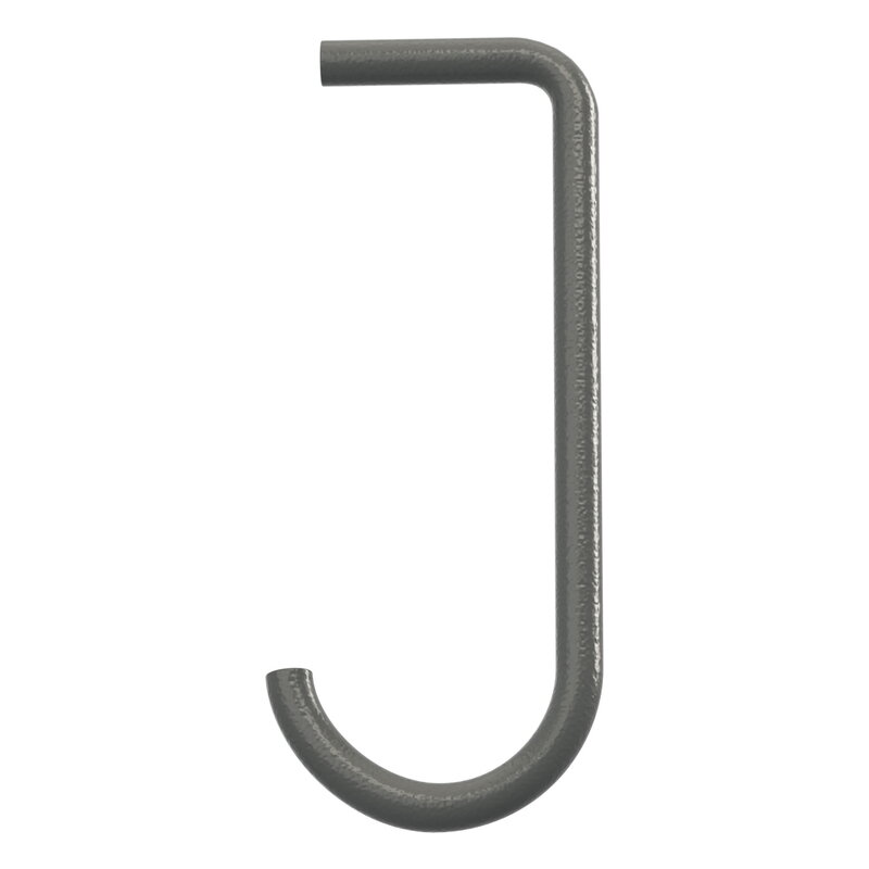 String Furniture String hooks for metal shelf, 5-pack, dark grey, extra image