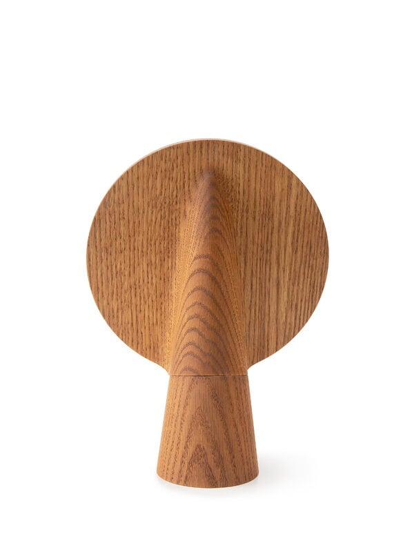 Wooden Kuvastin mirror, medium, brown, view 4