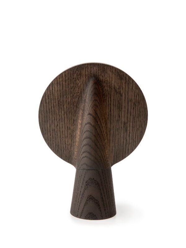 Wooden Kuvastin mirror, medium, smokey brown, view 3