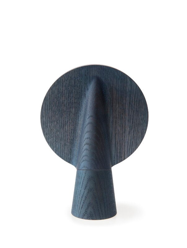 Wooden Specchio Kuvastin, medio, blu, vista 3