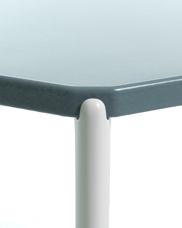 Magis Table basse Tambour, 73 cm, blanc - bleu clair, image extra