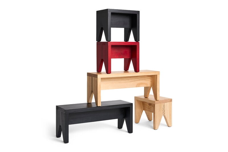 HAY Manolito stool, short, red, extra image