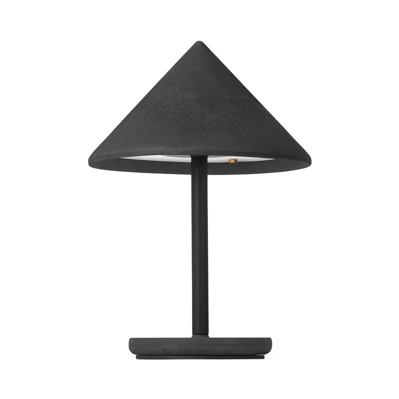 Mater Terra tragbare Lampe, Kaffeemüll schwarz, extrabild