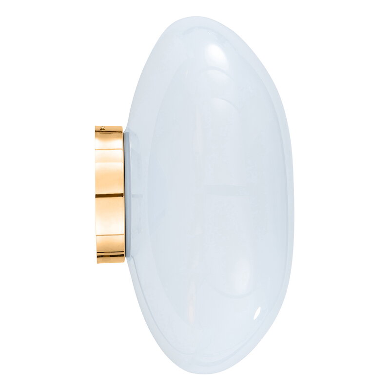 Tom Dixon Melt Surface LED wall lamp, opal - gold, extra image