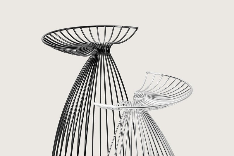 Møbel Copenhagen Angel bar stool, black, extra image