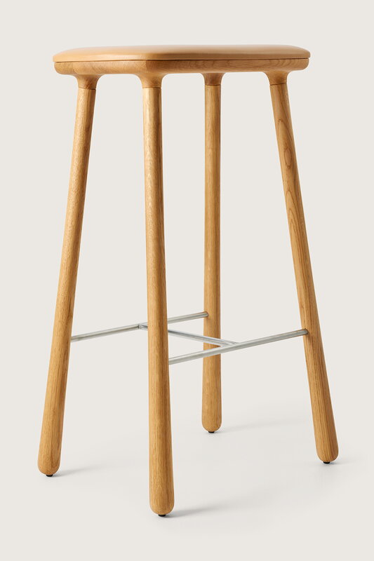 Møbel Copenhagen Cuba Barhocker, 77 cm, Eiche geölt - Sandleder, extrabild