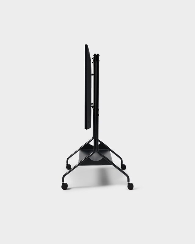 Pedestal Moon Rollin' Tall TV stand, charcoal, extra image
