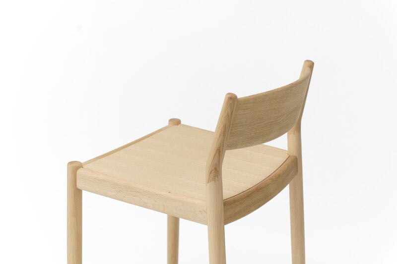 Karimoku Case N-BS01 Barhocker, niedrig 66,5 cm, lackierte Eiche, extrabild