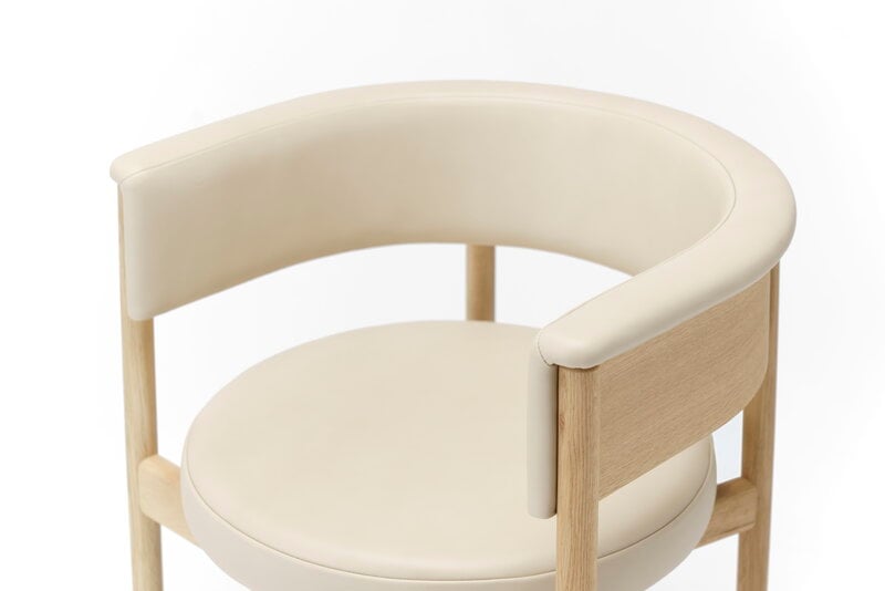 Karimoku Case N-SC01 side chair, lacquered oak - greige Vidar 4 0222, extra image
