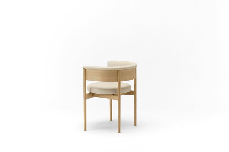 Karimoku Case N-SC01 side chair, lacquered oak - greige Vidar 4 0222, extra image