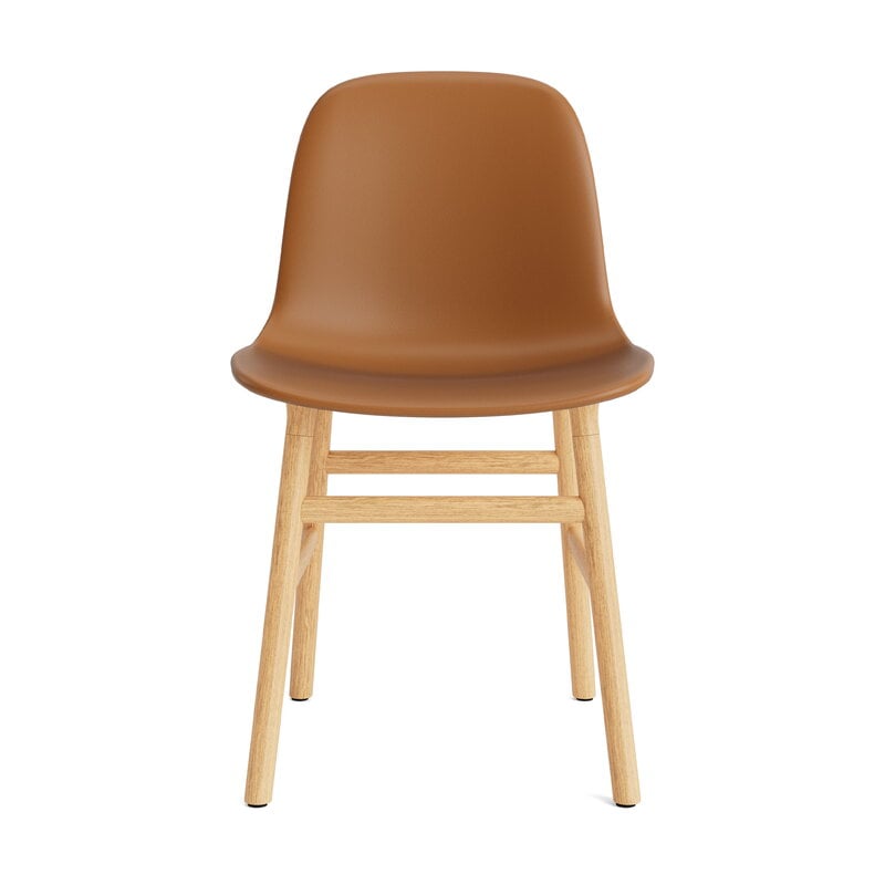 Normann Copenhagen Sedia Form, rovere - pelle Ultra brandy, vista 3